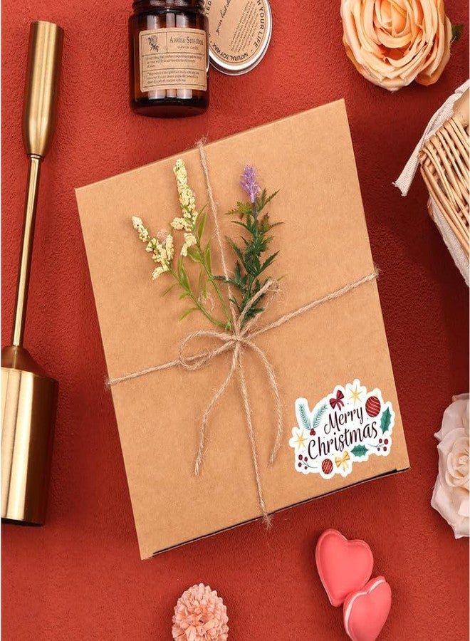 D2C Merry Christmas Gift Wrap Stickers - Self-Adhesive, 3 Festive Designs, Peel & Stick Labels for Gift Wrapping, Greeting Cards, Secret Santa, 1.5 x 1 inch Pack of 168 - Image 4